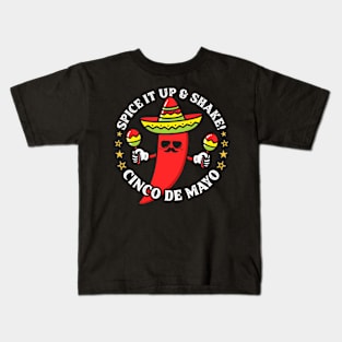 Cinco de Mayo Mexican Sombrero Kids T-Shirt